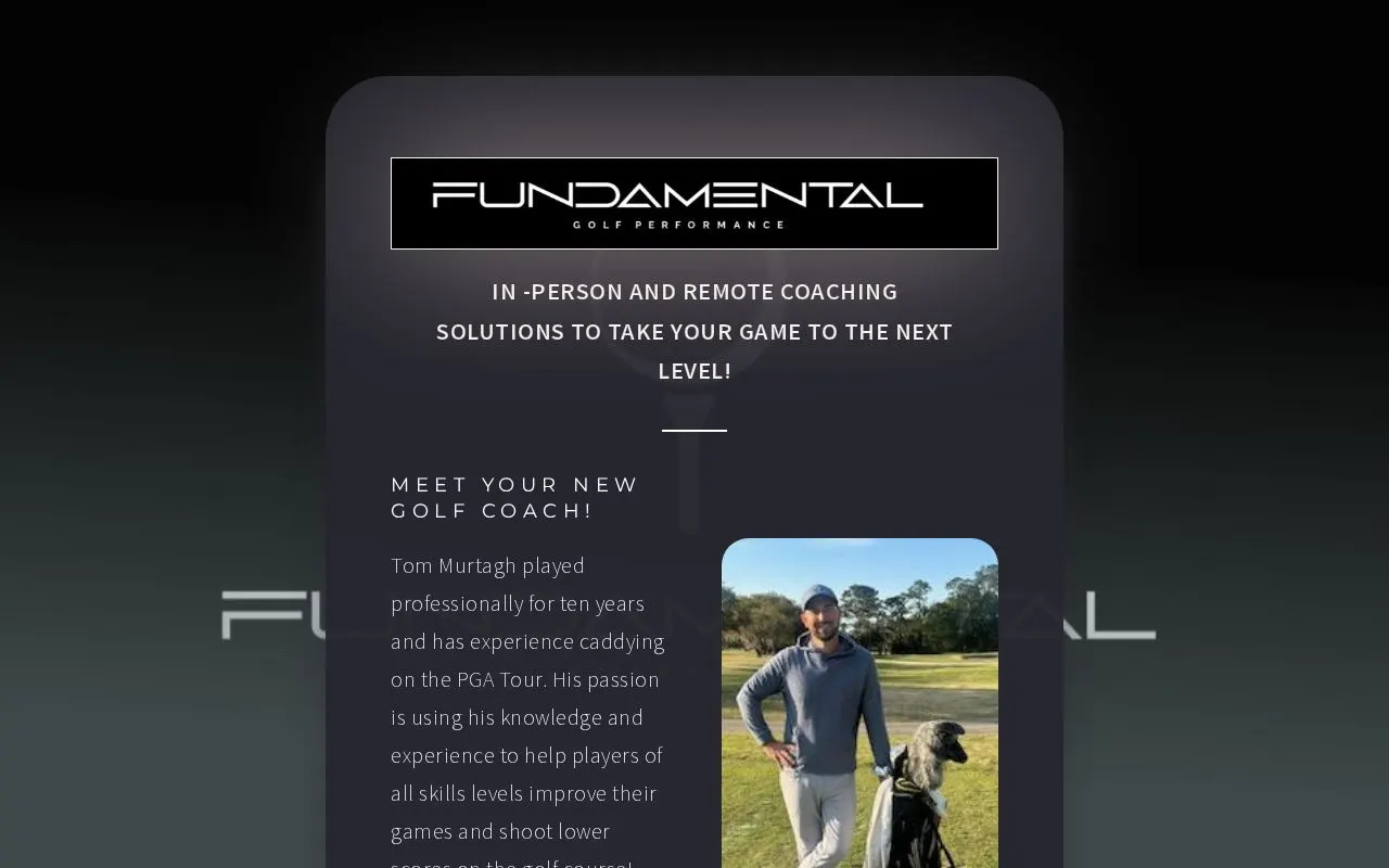 Fundamental Golf Performance
